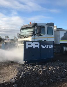 PR Water Australia truck wheel wash solutions